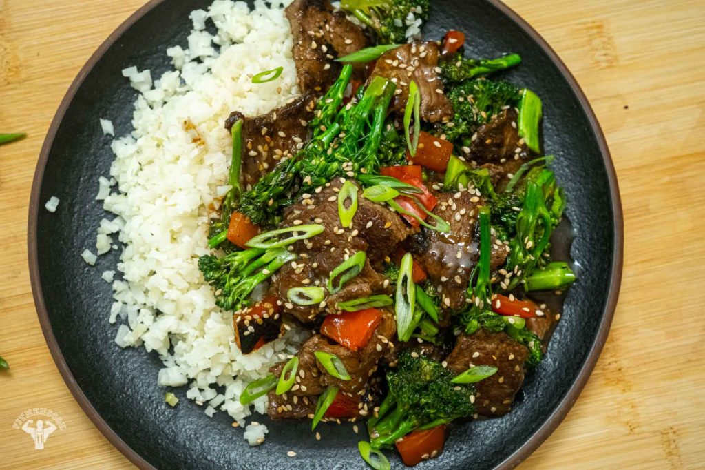 No Sugar Ginger Beef & Broccoli