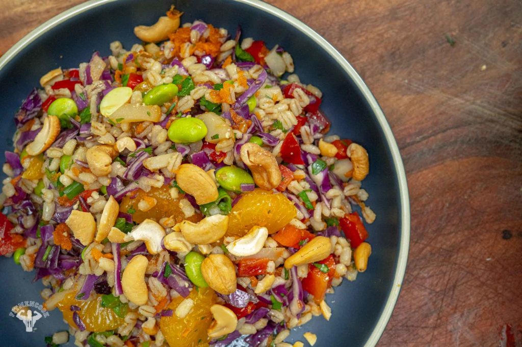 Mandarin Ginger Barley Grain Bowl