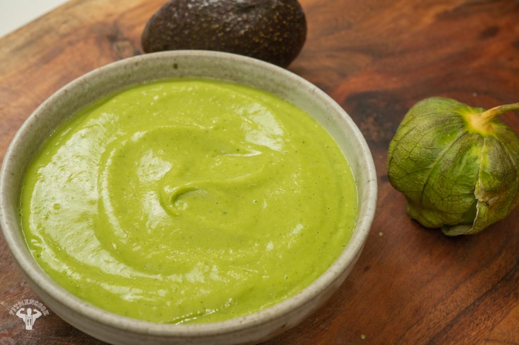 Tomatillo Avocado Crema